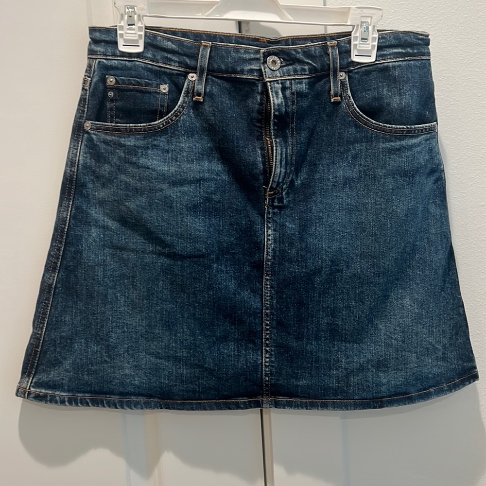 Denim Adriano Goldschmied Mini Skirt Size 30